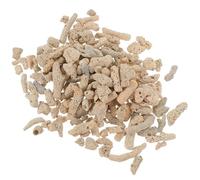 SUPVOX 1 Lb Medium Crushed Coral Aquarium Filter Media Fish Tank Coral Stones 0.5-3 Cm Natural Gravel Decoration for Tropical Fish Bowls