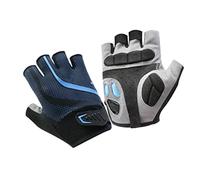 SUPVOX 1 Pair Unisex Half Finger Cycling Gloves Breathable Shockproof Sports Gloves for Outdoor Activities Xxl Blue Sweat Slip Design for Biking Driving Hiking and More