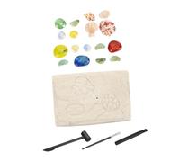 SUPVOX 1 Set Archaeology Gem Digging Plaything Educational Hands for Safe Material Cultivates Coordination Collect Beautiful Imitation Gems