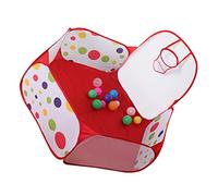 SUPVOX 1 Set Ball Pit Tent with Basketball Hoop Folding Ocean Ball Pool for Indoor Outdoor Fun Safe Material Portable Playhouse