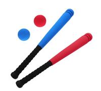 SUPVOX 1 Set Baseball Bat and Ball Outdoor Soft for Fun Play and Motor Skills Development for Backyard and Park Games Random Color