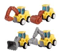 SUPVOX 1 set Construction Vehicle Miniature Engineering Truck Models for Digger Bulldozer Roller Drill for Imaginative Adventures