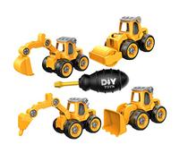 SUPVOX 1 Set Detachable Truck for DIY Engineering Vehicle Set with Screwdriver Educational Excavator for Boys and Construction Plaything
