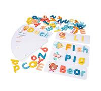 SUPVOX 1 Set Educational English Learning Matching Letter Games with Double Sided Cards for Spelling Word Puzzle for Interactive Learning and Fun Playtime