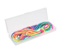 SUPVOX 1 Set Funny Cats Cradle String for Interactive Finger Play Portable Rainbow Color Hand Game Educational Fun for Friends