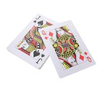 SUPVOX 1 Set Giant Font Poker Cards for Parties Extra Large for Family Entertainment Fun Trick Props for Gatherings Housewarming present Joyful Table Game Experience