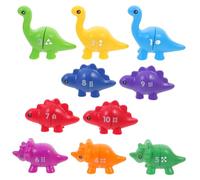 SUPVOX 1 Set Matching Dinosaur Number Game Montessori Educational for Dinosaurs Storage Bag Enhances Sorting Matching Skills for Early Learning Kindergartens
