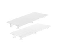 SUPVOX 1 Set Planting Tray with Grid Divider Semi Transparent Isolation Base for Balcony Gardens DIY Home Plant Care and Fish Tank Divider