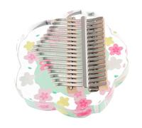 SUPVOX 1 Set Portable Kalimba Finger Piano Key Mini Thumb Piano Instrument with Ergonomic Design Lightweight and Durable Wood Construction for Beginners and Music Lovers