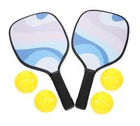 SUPVOX 1 Set Professional Pickleball Set of Durable Paddles Balls for High Grade Material for Fun Boosts Hand Eye Coordination Interaction