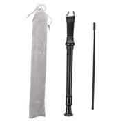 SUPVOX 1 Set Soprano Recorder Treble Flute for German Style Instrument for Beginners Educational for Musical Development and Family Interaction