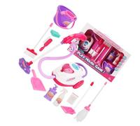 SUPVOX 1 Set Vacuum Cleaner Set Simulation Cleaning Tools for Pretend Play Includes Broom Dustpan and Mop for Housekeeping Fun and Skill Development Random Color