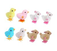 SUPVOX 1 Set Wind Up Animal Cute Rabbit Chick Clockwork Playthings for Educational Party for Motor Skill Development and Fun Activities