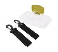 SUPVOX 1 Set Wipes Dispenser Hanging Wet Tissue Container Box Portable Wipe Holder for Stroller Crib Travel Durable Design Prevents Drying for Diaper Bags Outdoor Use