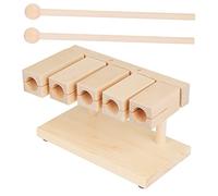 SUPVOX 1 Set Wooden Rhythm Block Percussion Instrument Musical for Engaging Sound Fun Design Educational for Boys