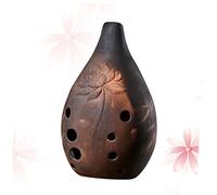 SUPVOX 10 Hole Xun Ceramic Flute Chinese Wind Instrument for Beginners Artists Performers Ancient Musical Instrument F Key Random Style