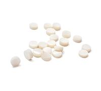 SUPVOX 10 Pcs Guitar Fretboard Inlays 6.3mm White Seashell Dot Markers for Guitar Ukulele Bass Banjo Mandolin Fingerboard Decorations