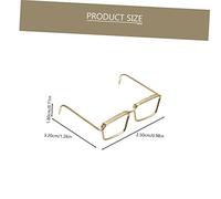 SUPVOX 10 pcs Mini Doll Glasses Frames for Dress Up No Lens Metal Wire Round Square Frames Gold Color Doll Accessories for Pretend Play Birthday Childrens Day Gift