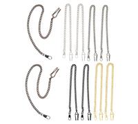 SUPVOX 10 Pcs Retro Pocket Watch Chains Alloy Antique Design Simple Style Chains for Men Prevent Accidental Dropping Classic Vintage Pocket Watch Accessories 37.5cm