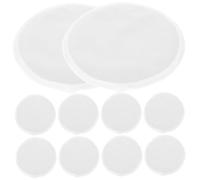 SUPVOX 10 pcs Reusable Breast Pads for Breastfeeding Mothers Washable Nursing Pads with Breathable Skin-Friendly Material and Flexible Design for Maternity Use