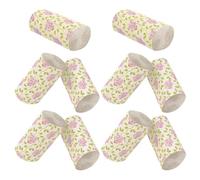 SUPVOX 10 Rolls of Decorative Rose Toilet Paper Roll Made from Bamboo Pulp with Printed Patterns, Multipurpose and Elegant Design for Bathroom or Restaurant Use