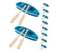 SUPVOX 10 Set Resin Sailboat Decor for DIY Beach Scene Micro Landscapes for Home Decoration and Play Activities