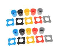 SUPVOX 10 Sets of Rubber Wireless Microphone Anti-roll Rings Sleeve Protectors with Anti-lost and Anti-drop Features for Stage Performances and News Interviews