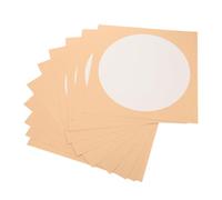 SUPVOX 10 Sheets Handmade Xuan Rice Paper 33x33cm Blank Chinese Calligraphy and Painting Paper with Ancient Style Natural Fiber for Traditional Chinese Brushwork