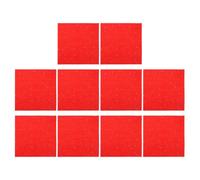 SUPVOX 10 Sheets Red Calligraphy Paper 17x17cm Chinese Red Rice Paper for Calligraphy Practice with No Ink Bleeding and Crisp Results Suitable for Chinese New Year Crafts and Painting