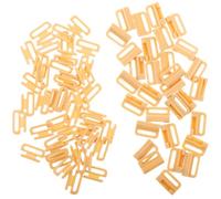 SUPVOX 100 Sets Skin Color 12mm Bra Front Closing Buckle Plastic Bra Clasp Accessories for Women Nursing and Front Fastening Replacement