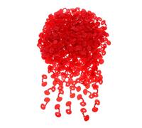 SUPVOX 1000pcs Pinless Poultry Peepers Plastic Anti-pecking Eye Glasses for Hens Roosters Pheasants Noninvasive Lightweight Chicken Spectacles for Injury Prevention and Behavior