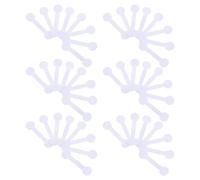 SUPVOX 1000pcs White Adhesive Jewelry Price Tags Stickers for Necklace Ring Bracelet Display, Blank Small Round Labels 13x50mm for Store Identification