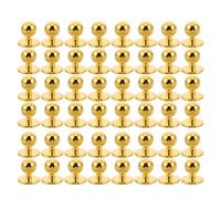 SUPVOX 100pcs Chef's Uniform Buttons Plastic Stud Buttons Round Comfortable to Hold Design for Chef Coat Jackets Replacement Sewing Kitchen Use