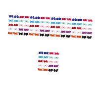 SUPVOX 100pcs Colorful Dog Hair Bows Rubber Bands Fashionable Pet Accessories for Small Dogs Charming and Design for Holiday Parties and Daily Wear