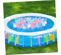 SUPVOX 100pcs Colorful Ocean Pool Balls for Non-toxic Play Pit Lightweight Educational Game Balls for Indoor Outdoor Use Bath Tub and Playhouse Fun