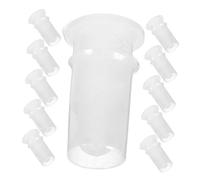 SUPVOX 100PCS Durable Plastic Squeakers for Dog Noise Maker Inserts Easy Use DIY Repair Fix for Plush Dolls Pet Craft Projects Interactive Sound Whistles
