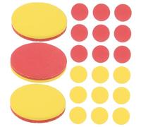 SUPVOX 100pcs EVA Math Counters for Smooth Two Color Learning Disks for Counting Sorting Addition Subtraction Multiplication Educational Game Tokens for Preschool and Homeschool Use