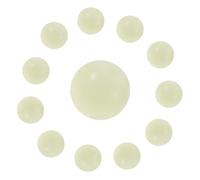 SUPVOX 100pcs Glow in The Dark Glass Beads 6mm Luminous Crystal Beads Bulk for DIY Bracelet Necklace Jewelry Making Accessories