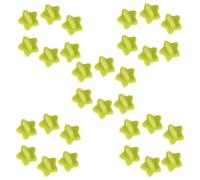 SUPVOX 100pcs Green Rubber Pin Backs Lapel Base Star-shaped Brooch Buckle Accessories for DIY Jewelry Making Crafts