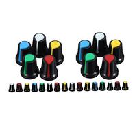 SUPVOX 100pcs Guitar Volume Knobs Potentiometer Caps Replacement for Electric Guitar Bass Control Knob Volume Tone Control Caps for Sound