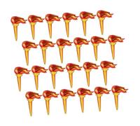 SUPVOX 100pcs Inflatable Torch Fun Simulation Prop for Events Sports Competitions and Birthday Parties Realistic Appearance for Group Celebrations and Performances