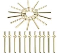 SUPVOX 100Pcs Metal Cribbage Board Pegs Game Score Scoring Pegs for Cards Game Travel Scoring Nails Iron Material for Stable Score Tracking