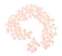 SUPVOX 100pcs Mini Plush Stuffed Bear DIY Safety Nose Accessories, 9x11mm Flesh Color Plastic Animal Replacement Nose for Crochet Dolls and Handmade