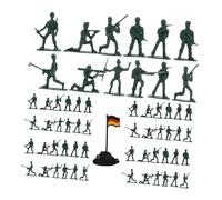 SUPVOX 100pcs Miniature Soldier Figures Model for Sand Table Decor Role Playing Games School Projects with Detailed Craftsmanship