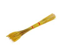 SUPVOX 100pcs Natural Dried Wheat Ear Bouquet, Small Wheat Stalks for Home Office Decoration, Wedding Floral Arrangement and Rustic Dried Flower