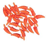 SUPVOX 100pcs Orange Plastic Snowman Noses for DIY Christmas Crafting, Handmade Making Material for Xmas Decoration, for Family and Parents Snowman Ornaments