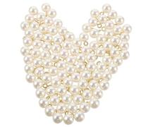 SUPVOX 100pcs Pearl Charm Pendant Abs round Handmade DIY Jewelry Making Accessory for Craft Making