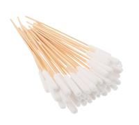 SUPVOX 100pcs Pet Cotton Swabs with Wooden Handle Soft Cotton Buds for Gentle Ear Cleaning Safe and Comfortable Grooming Tool for Dogs and Cats Daily Care