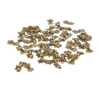 SUPVOX 100pcs Retro Frog-shape Mobile Phone Accessories Pendant Copper Key Hanging Decors Easy to Install and Remove Creative Unique DIY Decor