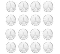 SUPVOX 100pcs Silicone Locking Earring Backs for Pierced Studs, Replacements DIY Earring Accessories, Hypoallergenic Ear Caps for Women Jewelry Making